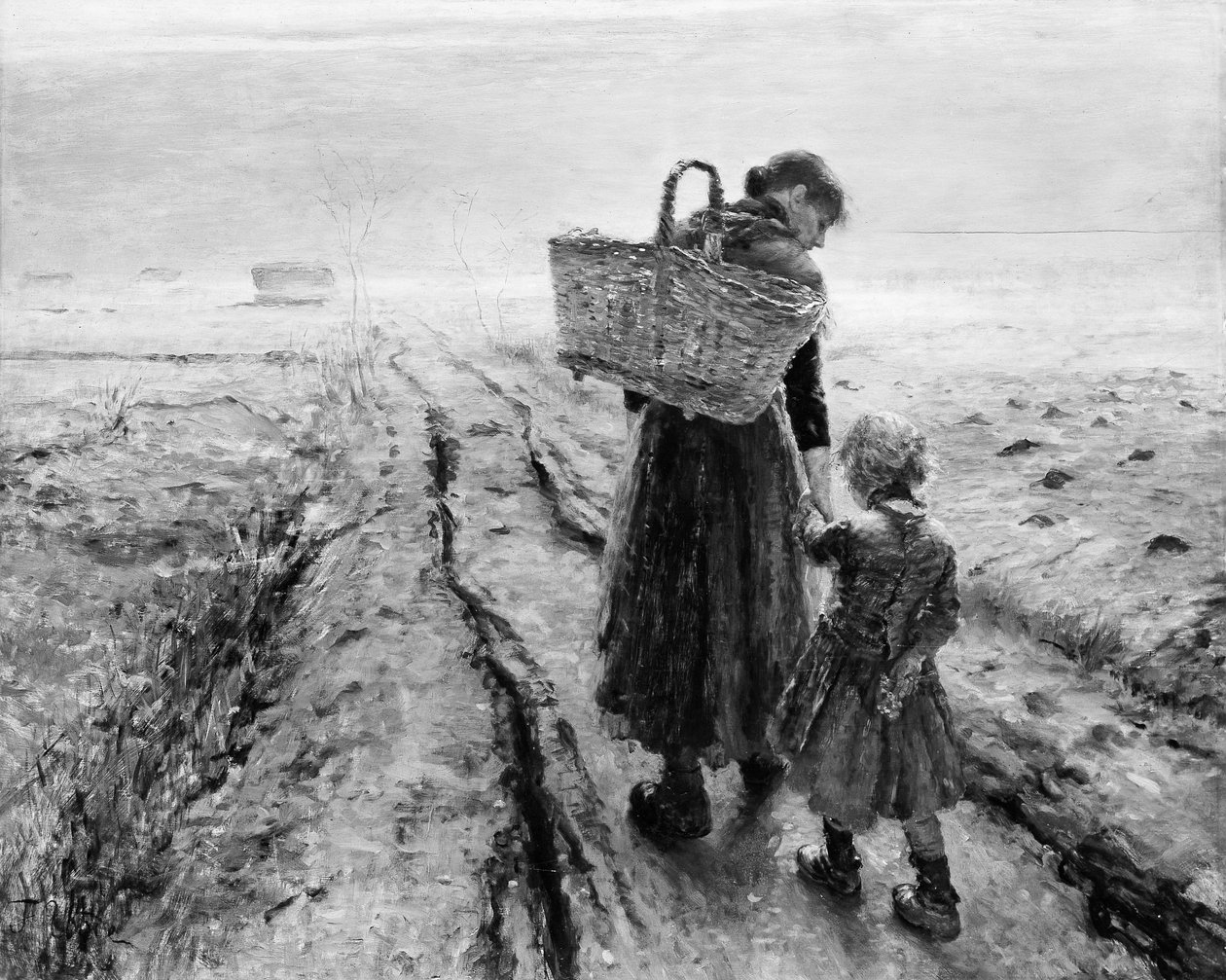 Promenaden hem av Fritz von Uhde