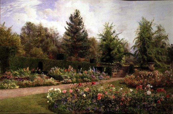Terrasser vid Knightshayes Court, Lady Amory