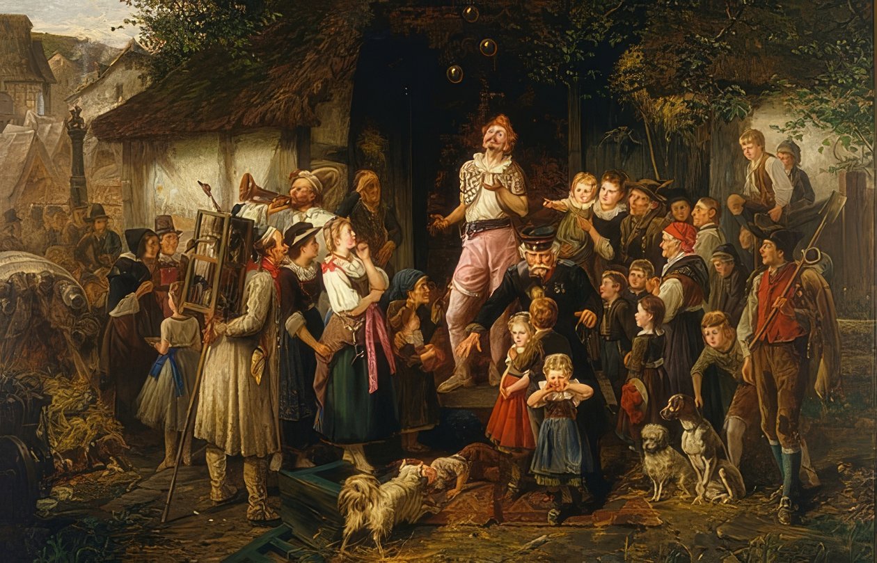 Jonglören: en byfest. 1873 av Fritz Beinke