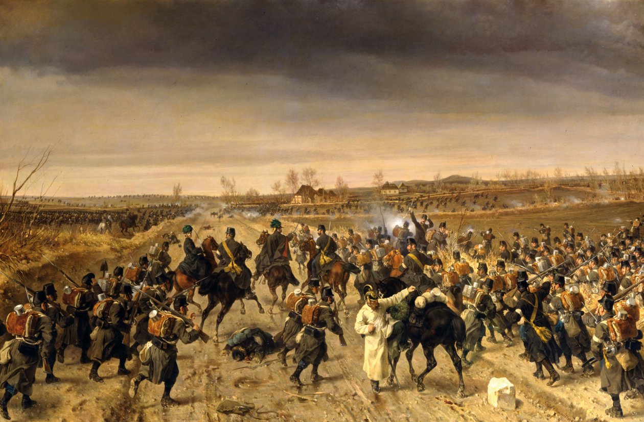 Slaget vid Oberselk den 3 februari 1864 av Fritz L