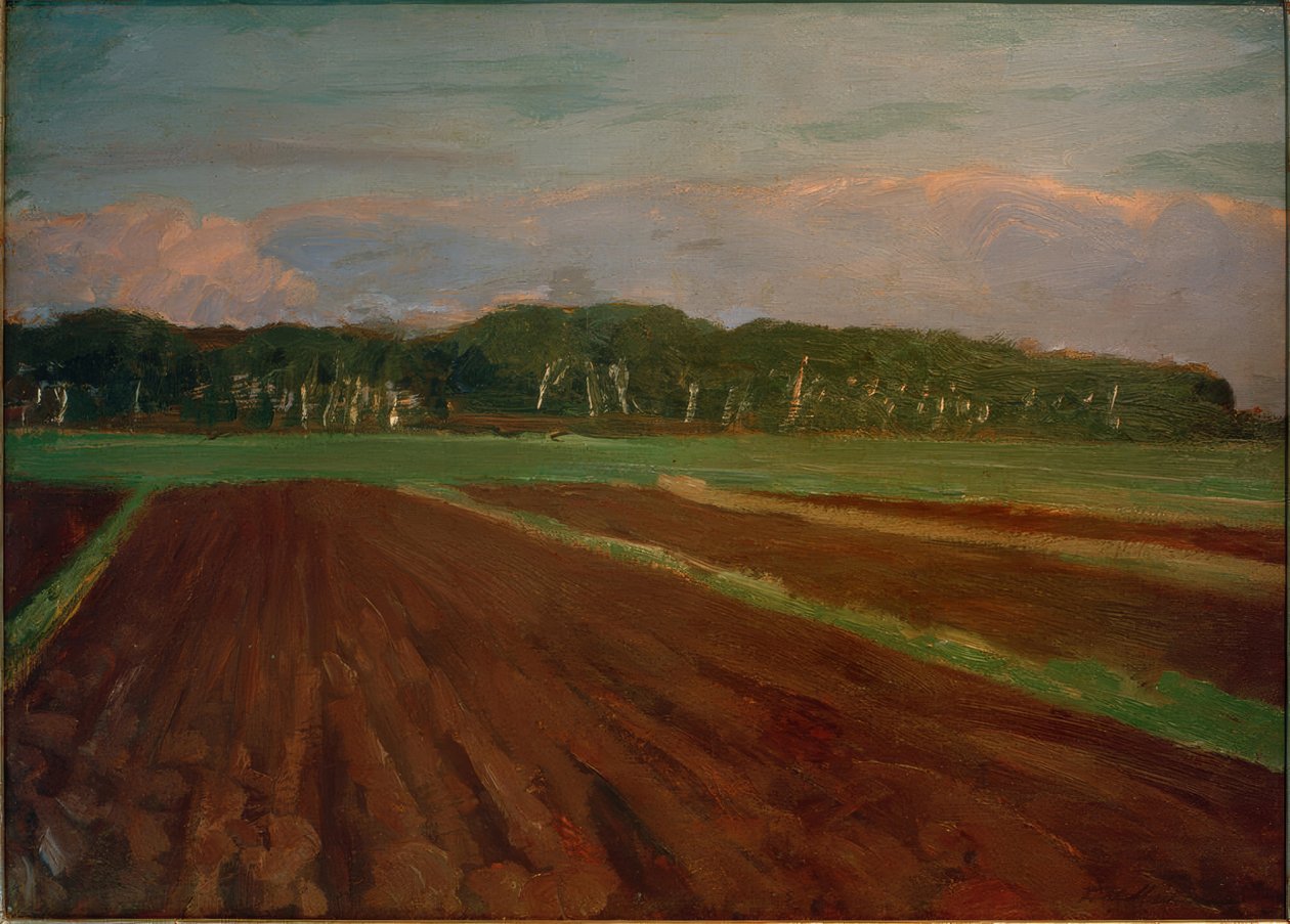 Fält vid foten av Weyerberg av Fritz Mackensen
