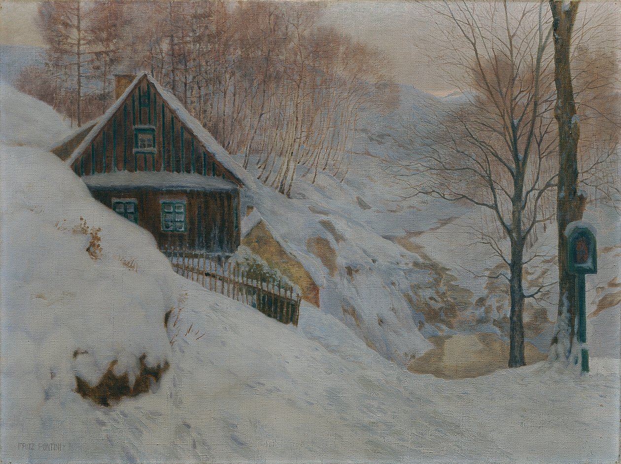 Seebachtal nära Franzensbad av Fritz Pontini
