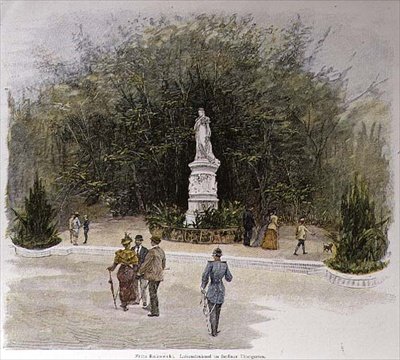 Luisen-monumentet i Thiergarten i Berlin av Fritz Rakowski