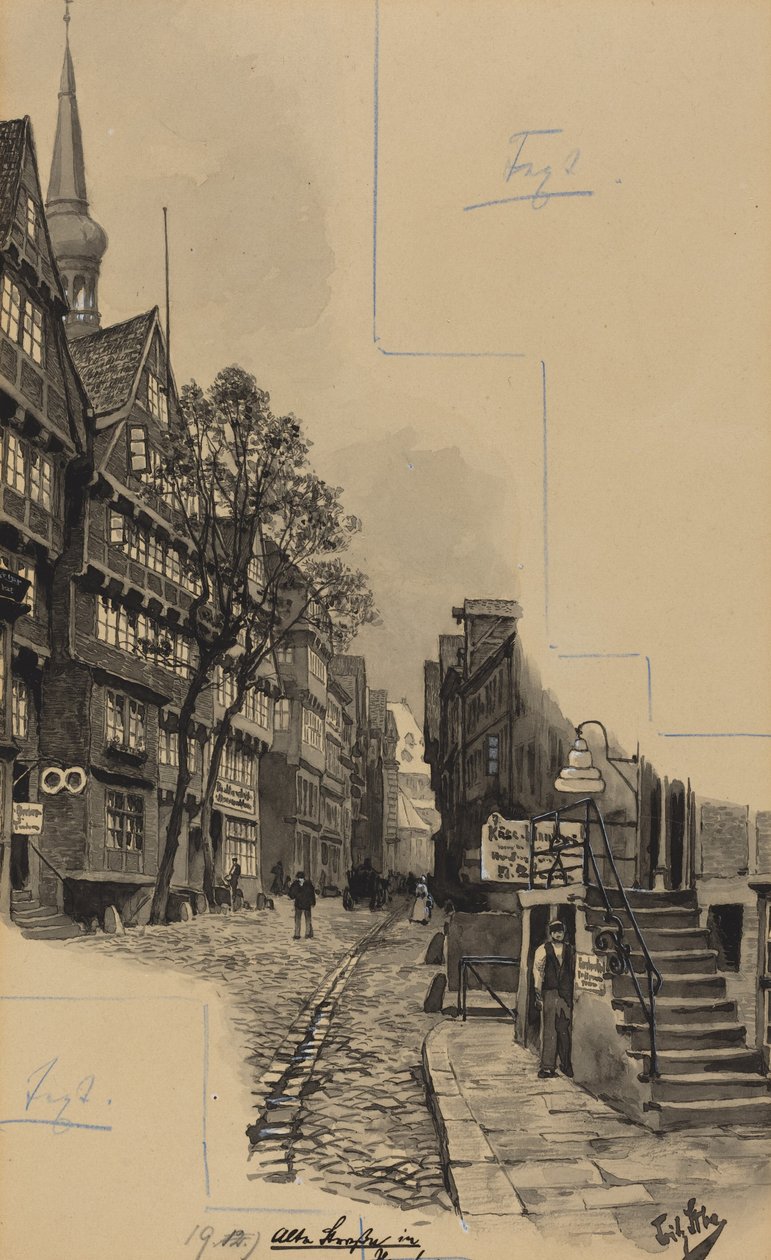 Gamla gatan av Fritz Stoltenberg