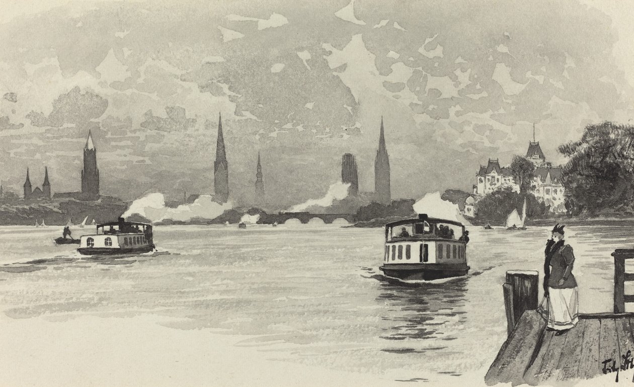 Yttre Alster av Fritz Stoltenberg
