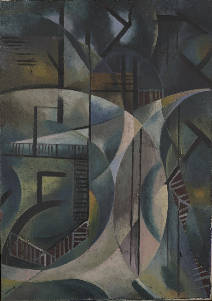 Landskap i parken, 1920 av Fritz Stuckenberg