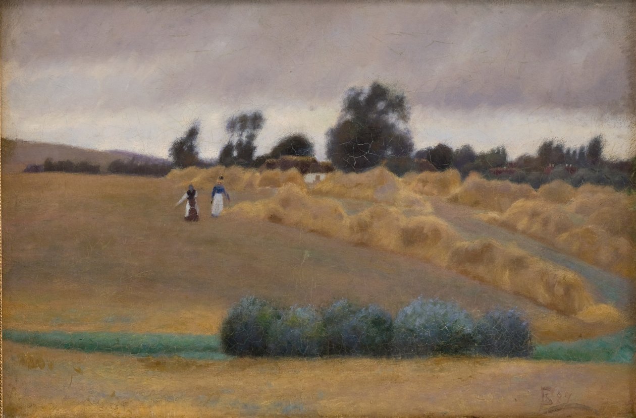 Skörda av Fritz Syberg