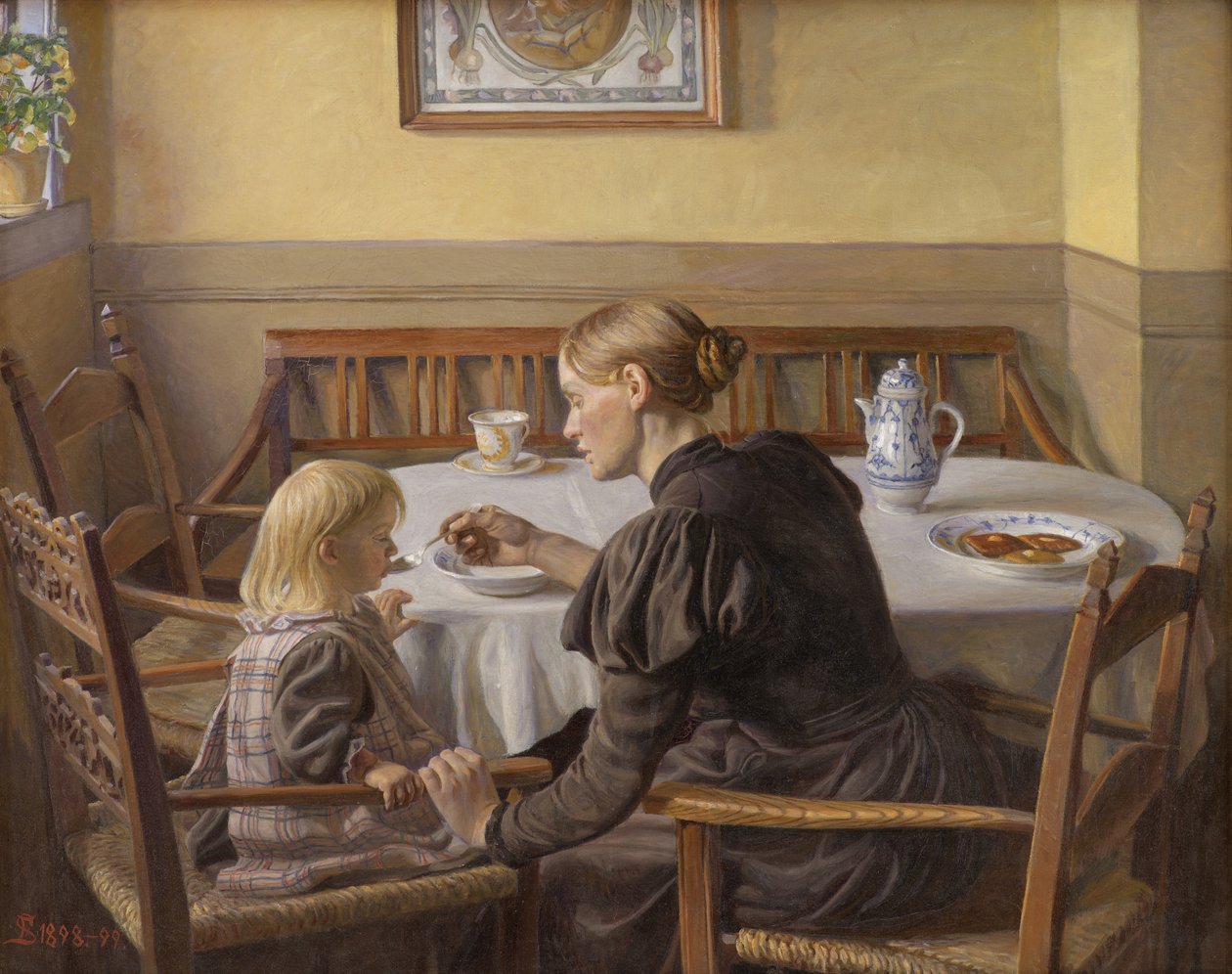 Mamma och barn av Fritz Syberg
