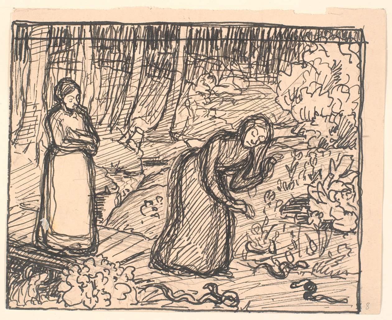 Och sedan gick de in i Dödens stora växthus... av Fritz Syberg