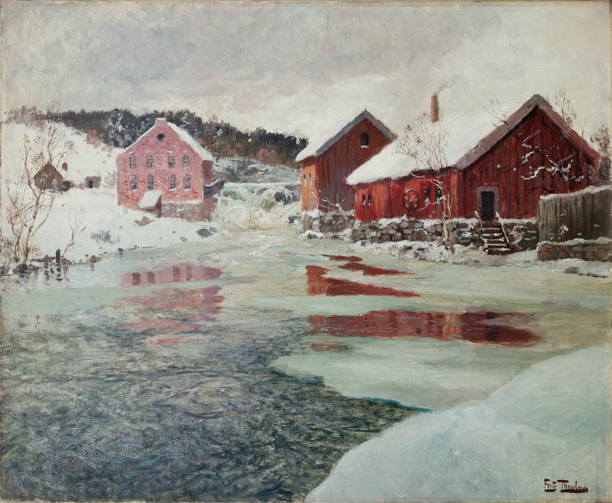 Från Akers flod av Fritz Thaulow