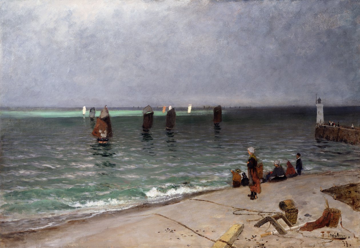 Makrillfiskare av Fritz Thaulow