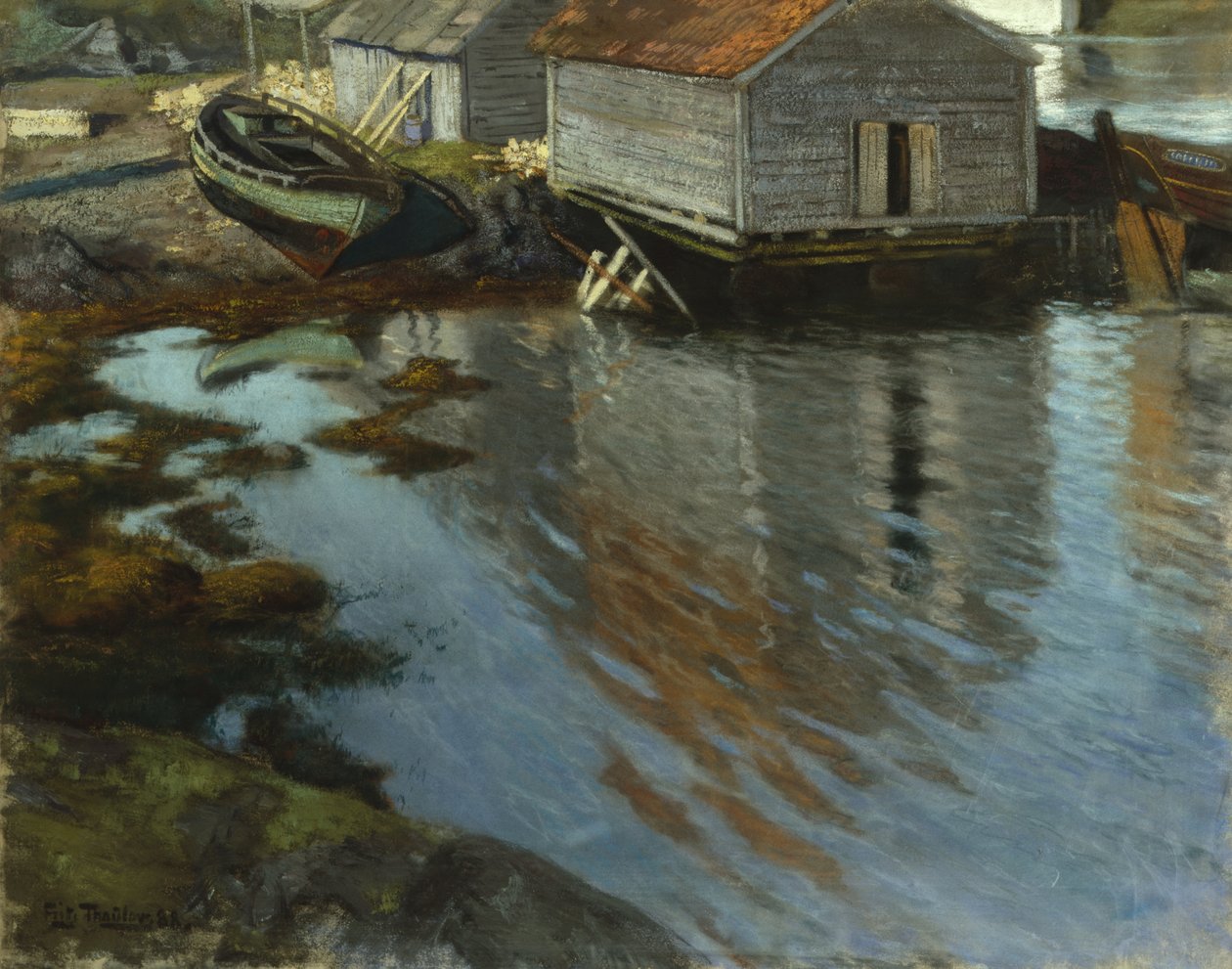 Ingen titel skriven på diaset av Fritz Thaulow