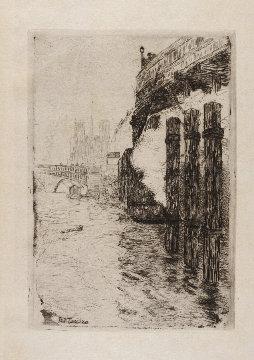 Brygga av Fritz Thaulow
