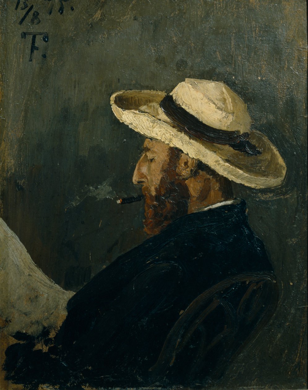 Porträtt av Fredrik Collett av Fritz Thaulow