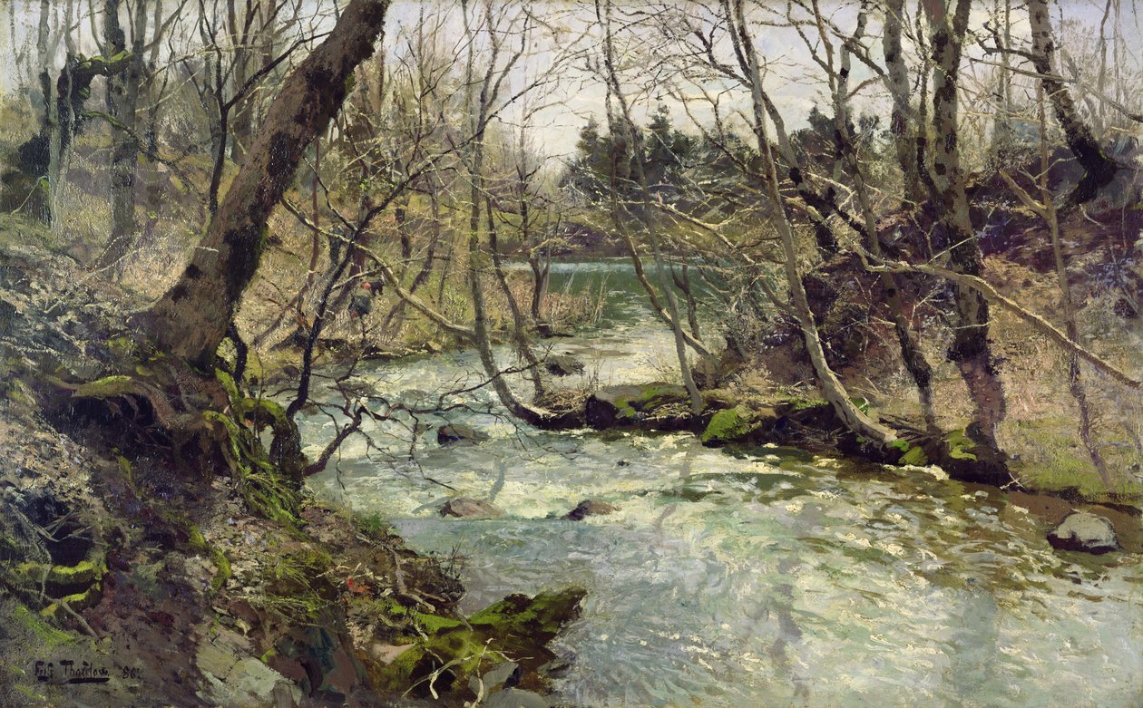 Flod av Fritz Thaulow