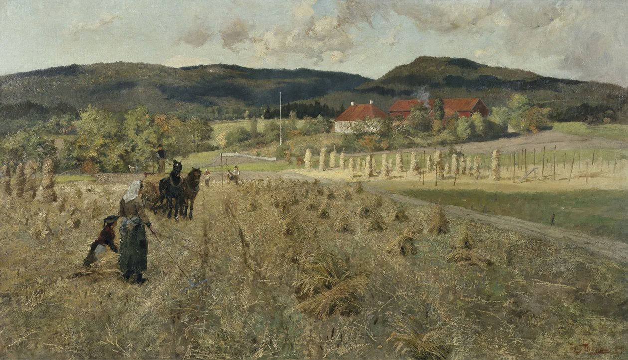 Septemberdag i Vestre Aker av Fritz Thaulow