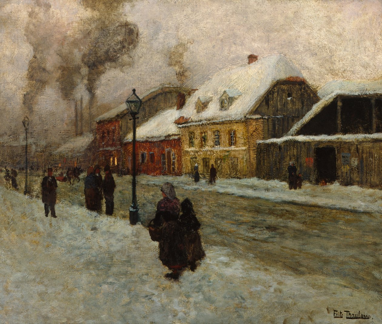Gatusektion från Groenland (Oslo) av Fritz Thaulow