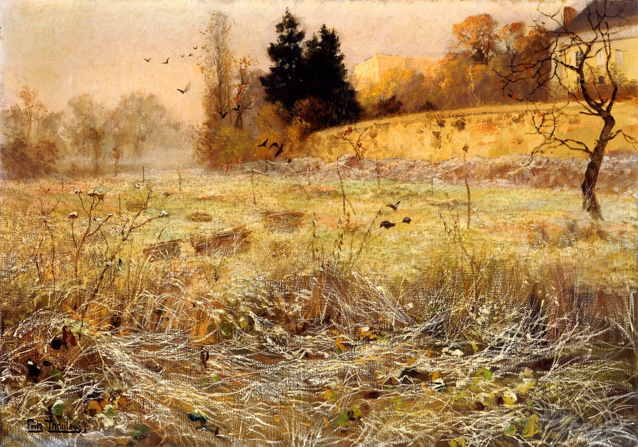 Rimfrosten, ca 1900 av Frits Thaulow
