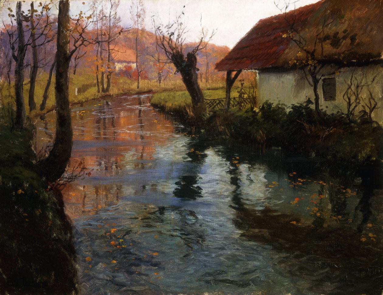 The Mill Stream av Frits Thaulow