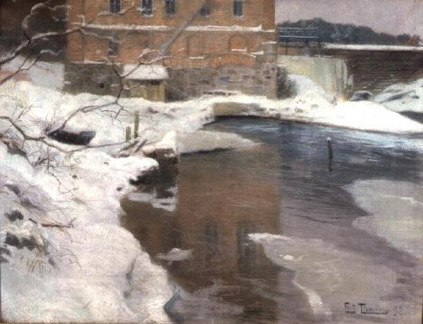 Bruket på Lysaker av Fritz Thaulow