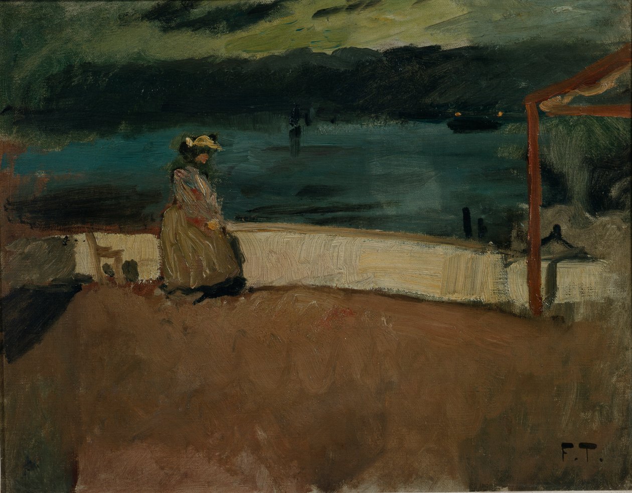 Utan titel, ca 1895 (olja på duk) av Fritz Thaulow