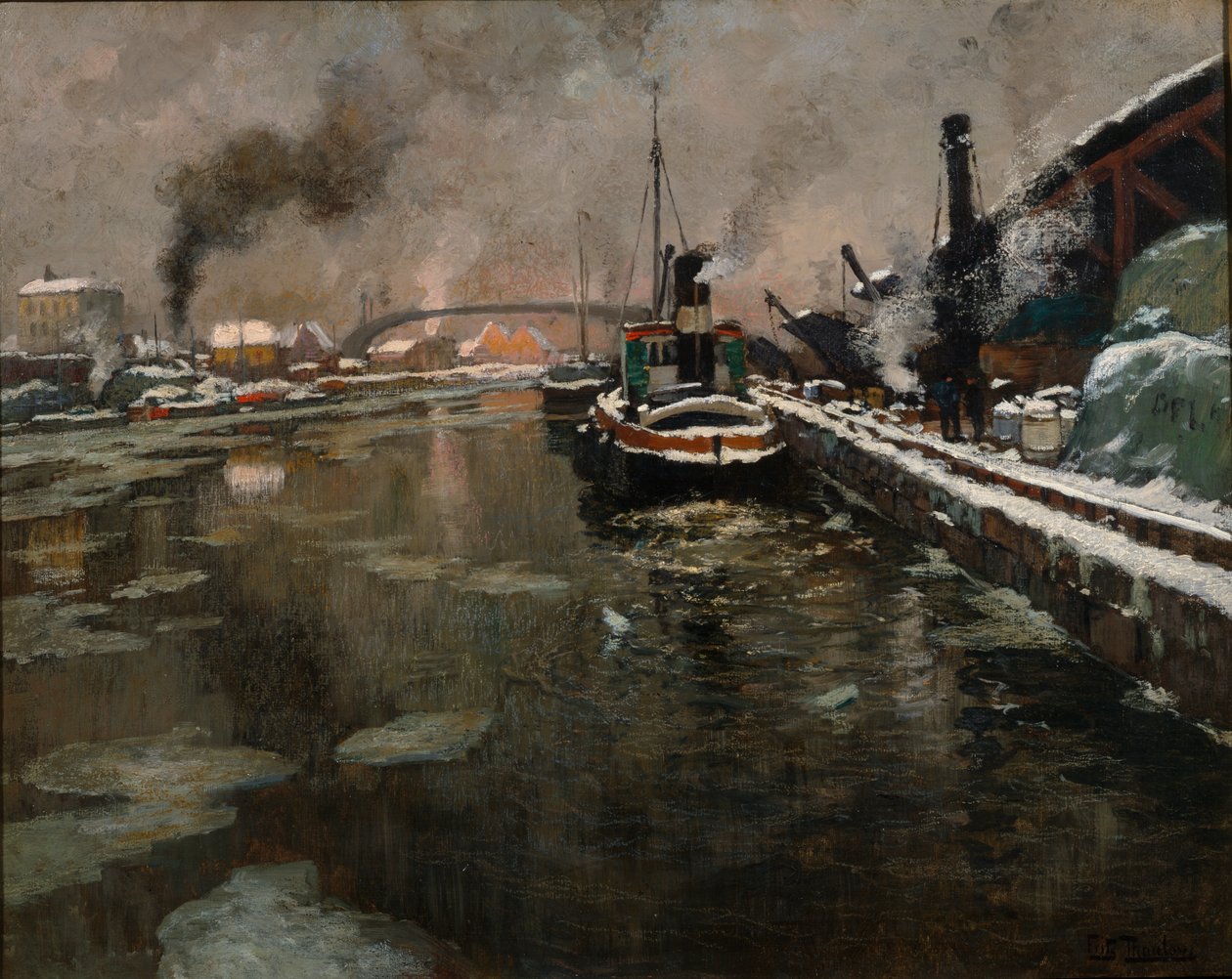 Utan titel, ca 1902 (olja på duk) av Fritz Thaulow