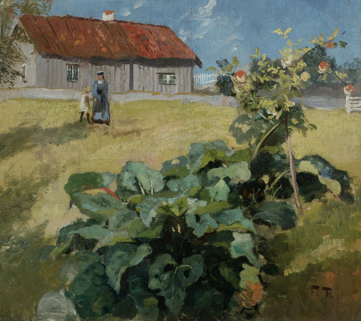 Kvinna och barn, c.1892 av Fritz Thaulow