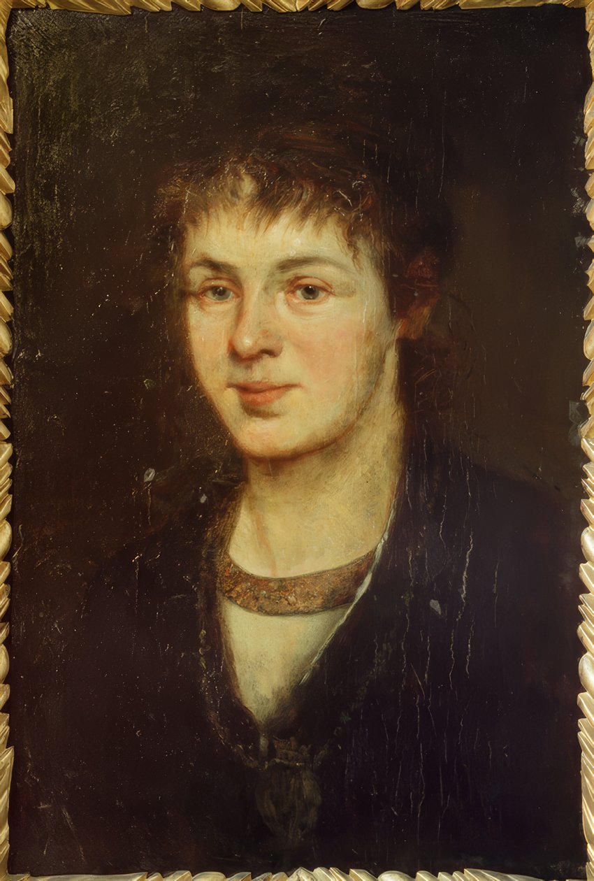 Porträtt av Amalie Uhde av Fritz von Uhde