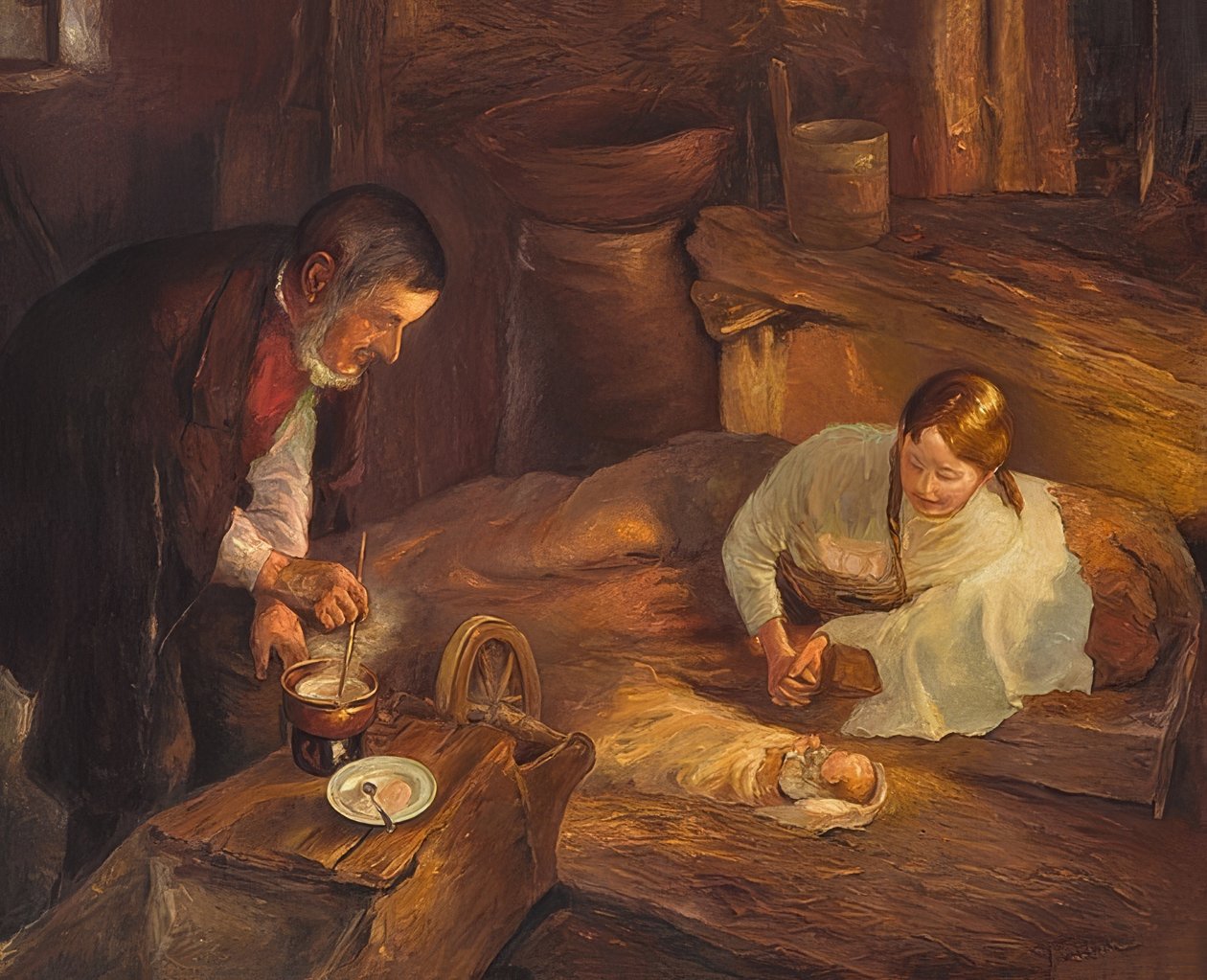 På den heliga natten av Fritz von Uhde