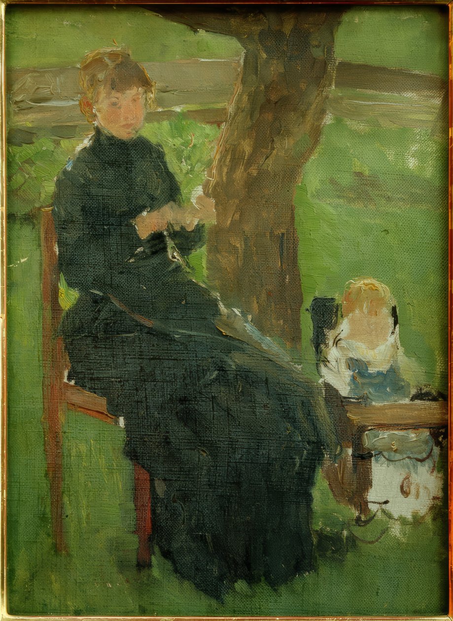 mamma och barn av Fritz von Uhde