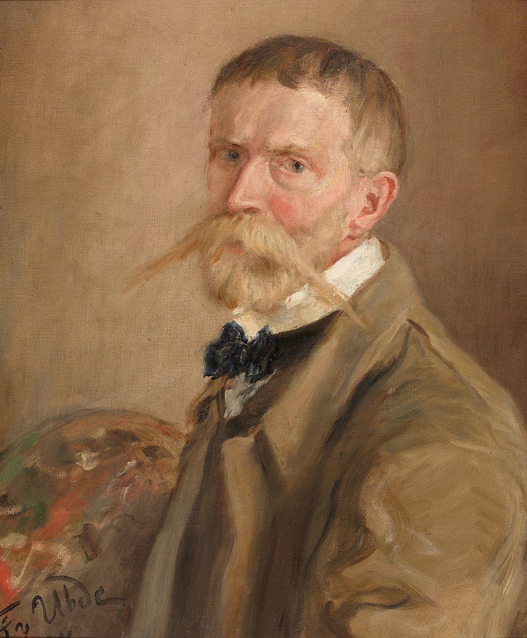 Självporträtt av Fritz von Uhde
