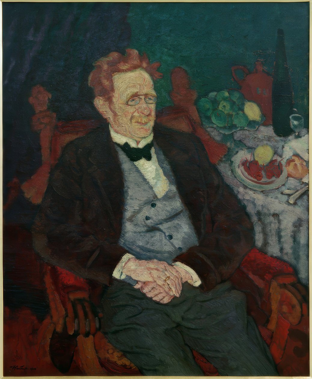 Porträtt av Karl Maser av Fryderyk Pautsch