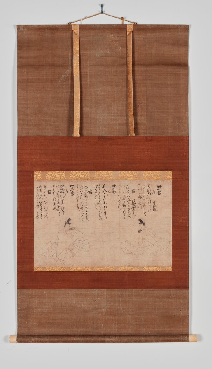 Two Immortal Poets av Fujiwara no Nobuzane