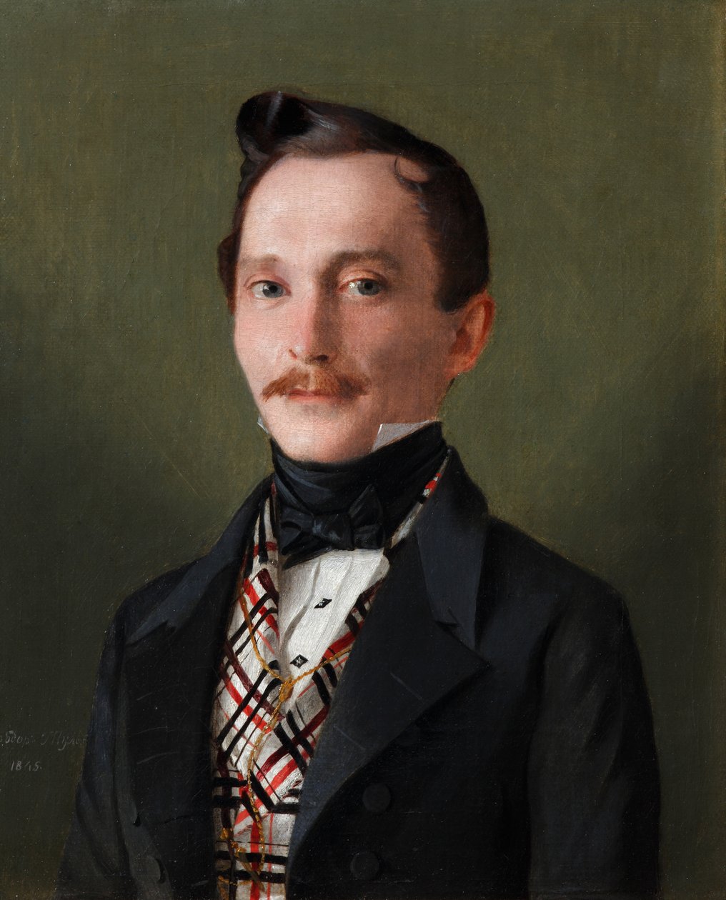 Porträtt av Vladimir Ivanovich Benkendorf 1807-1864, 1845 av Fyodor Andreevich Tulov