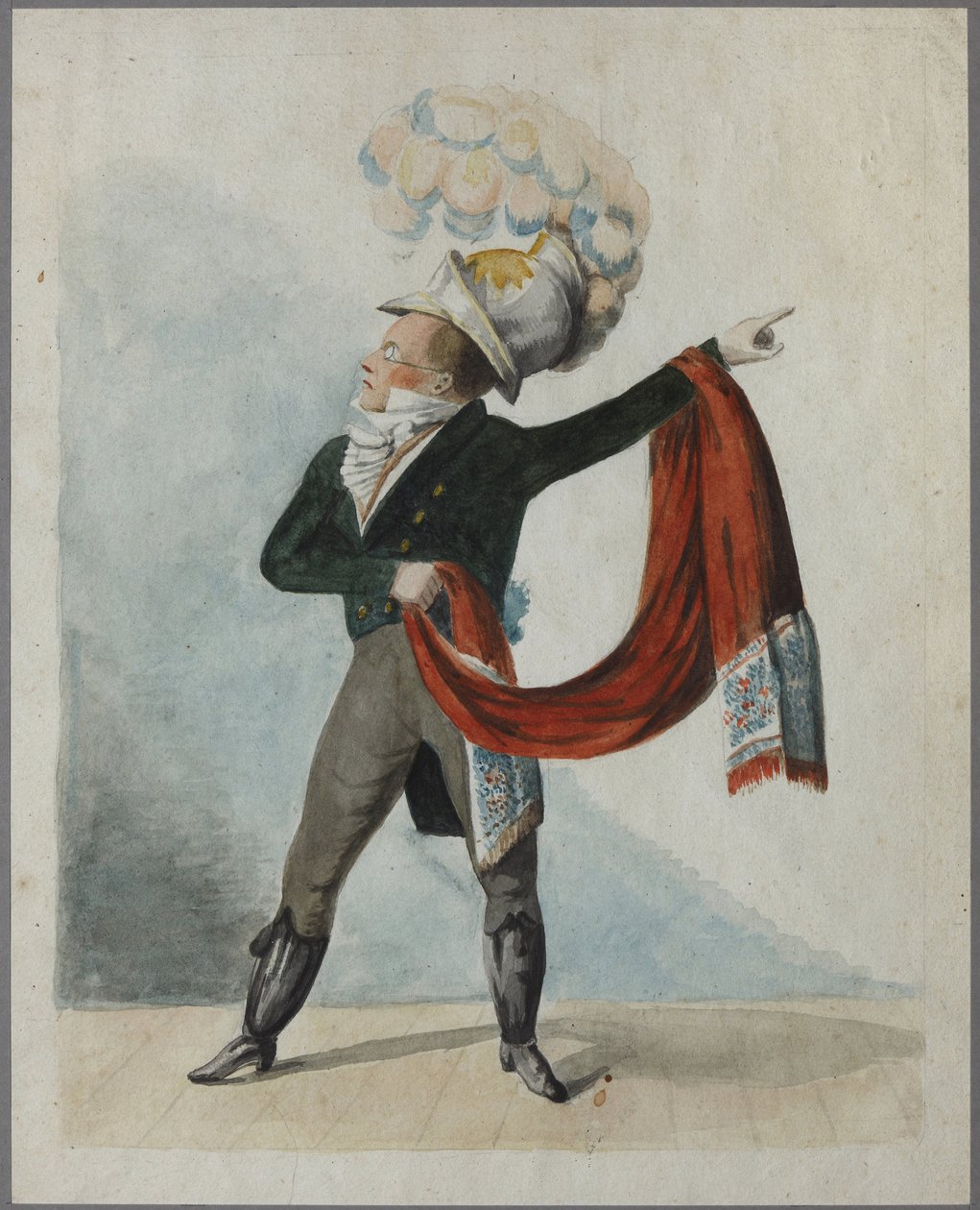 Fjodor Fjodorovich Kokoshkin (1773-1838) av Sotnikov, Fjodor Grigoryevich (aktiv tidigt 1800-tal). Akvarell på papper, första kvartalet av 1800-talet, State Museum of A.S. Pushkin, Moskva av Fyodor Grigoryevich Sotnikov