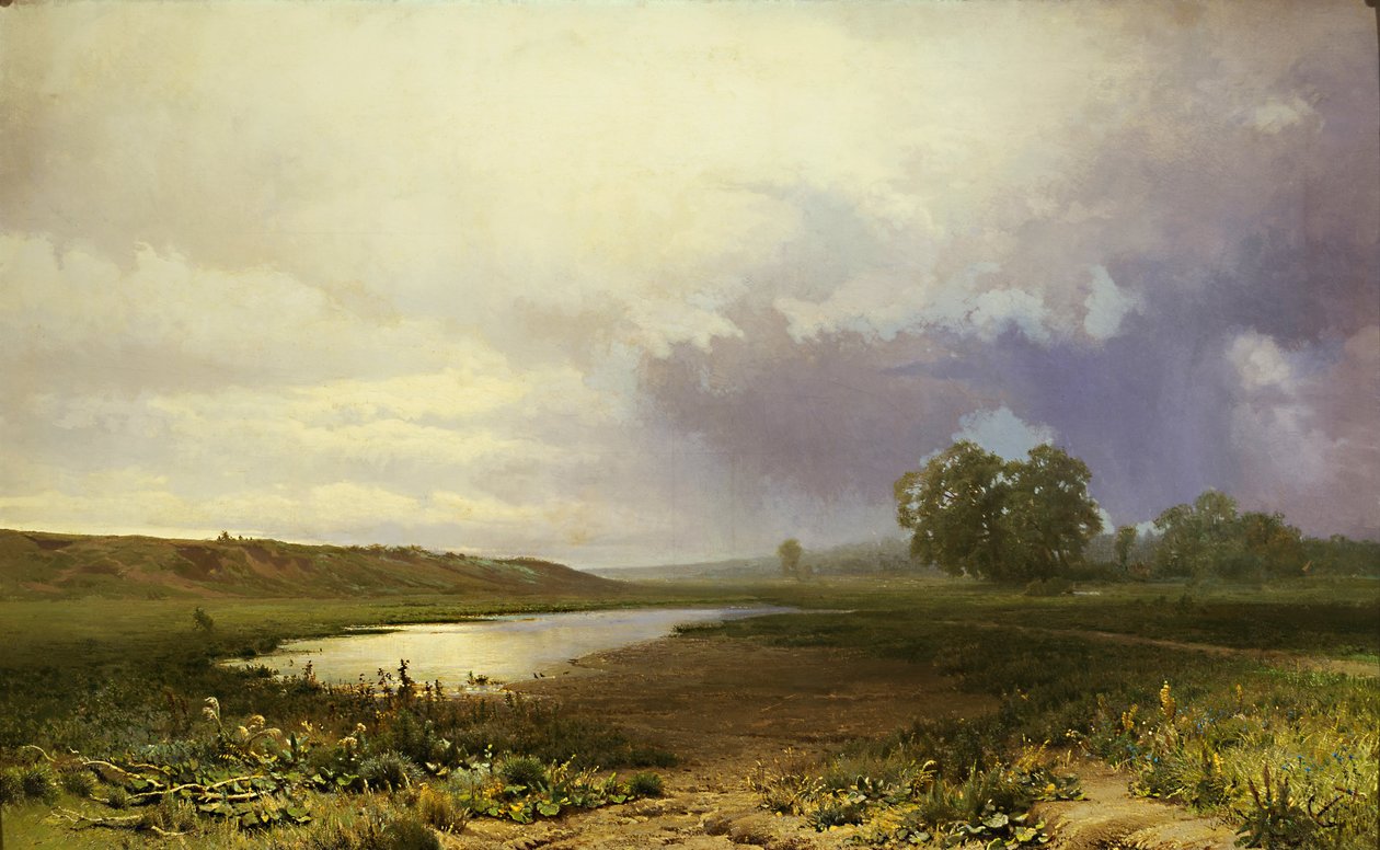 Ryska: "Wet Meadow" Wet Meadow av Fyodor Vasilyev