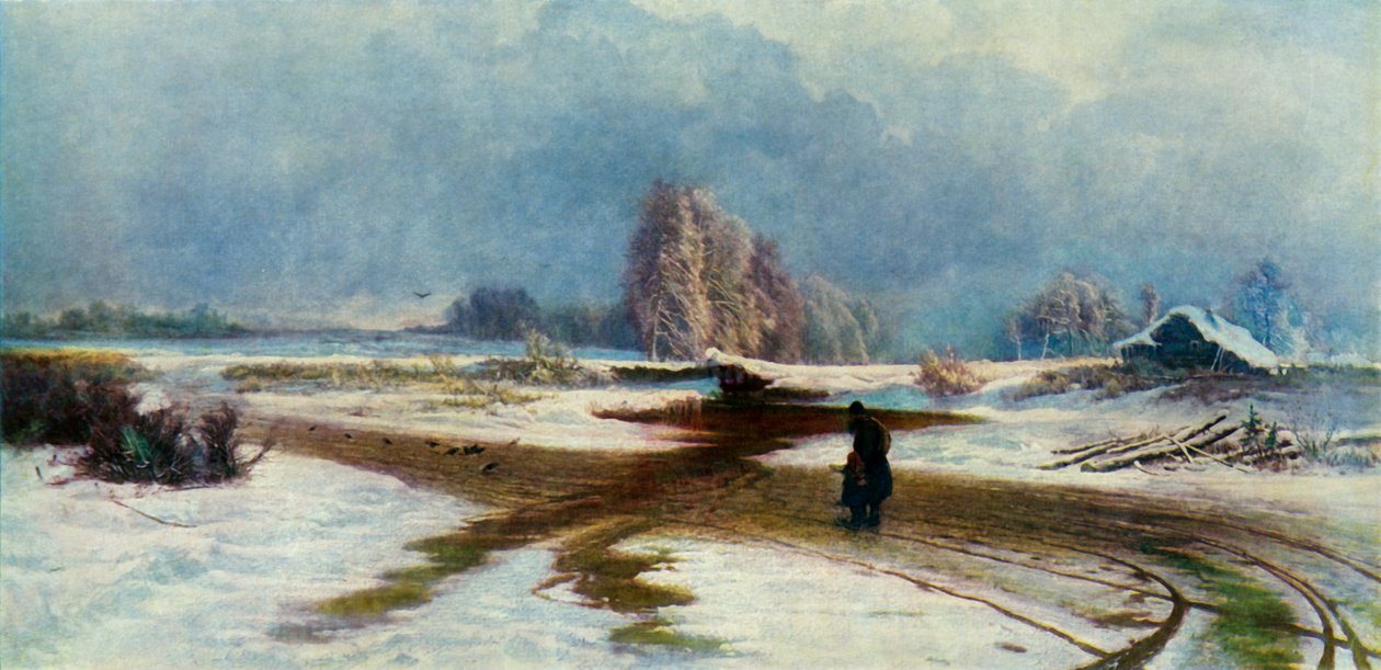 "The Thaw", 1871, 1965. av Fyodor Vasil