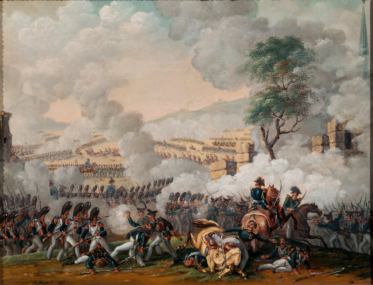 Slaget vid Lutzen, 2 maj 1813, 1835 av G. Beaufort