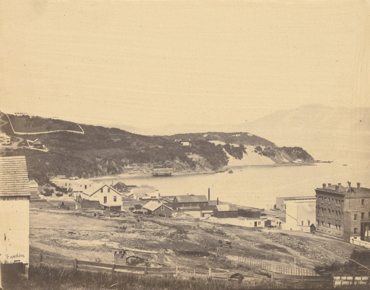 Utsikt över North Beach, från Telegraph Hill av G. R. Fardon