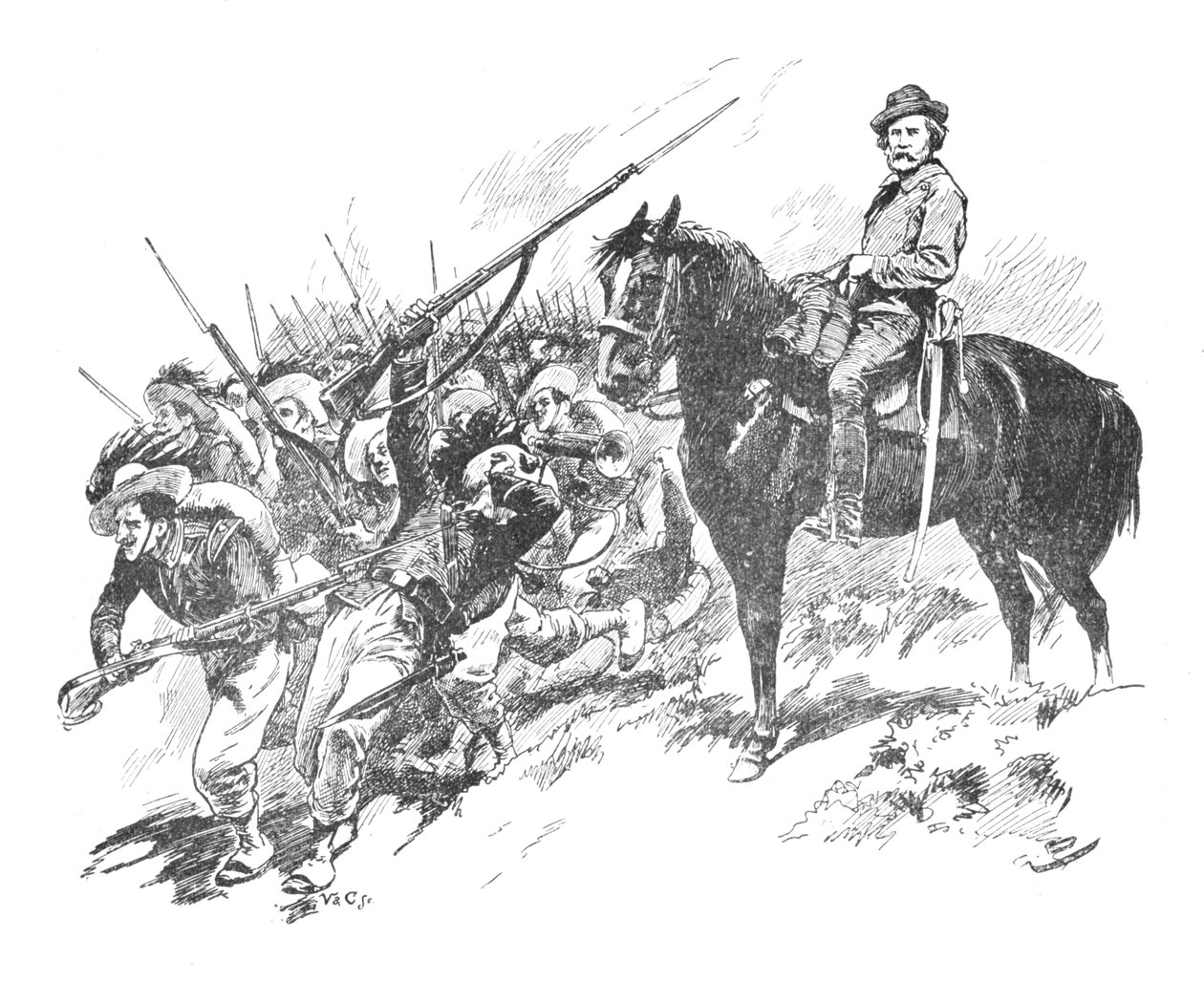 Det var i det ögonblicket som Garibaldi dök upp, 1902 av GB