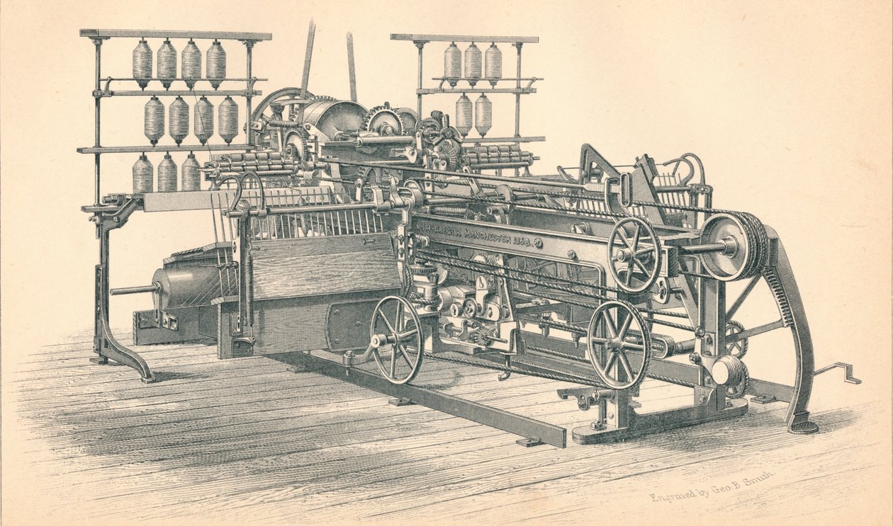 Självverkande mula. Sharp & Roberts Principle, av P. MacGregor, Manchester