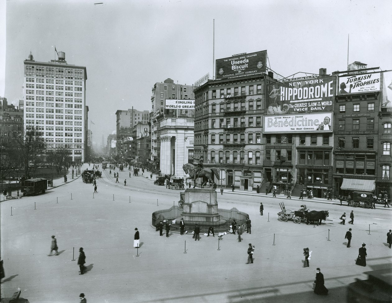 Union Square och Fourth Avenue, New York City av G.P. Hall und Sohn