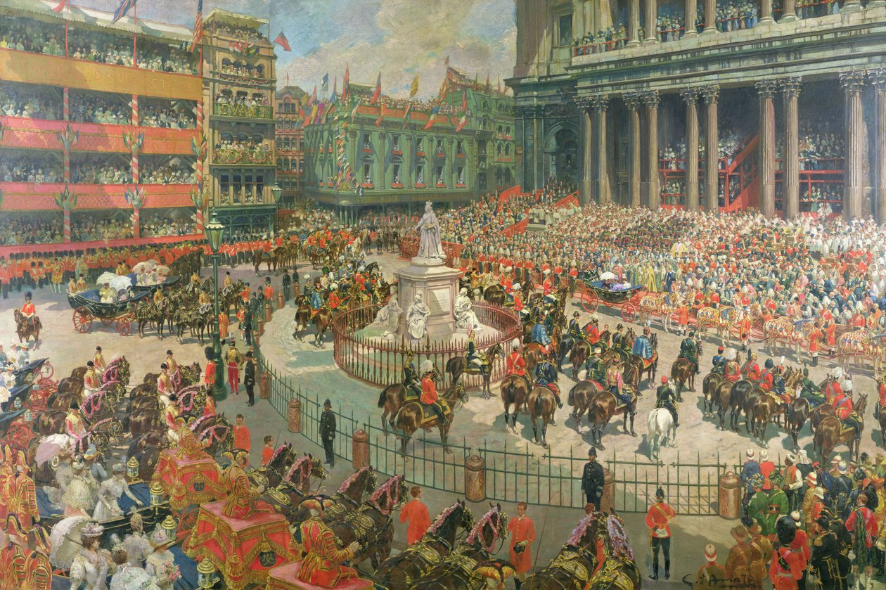 Drottning Victorias diamantjubileum, 1897 av G.S. Amato