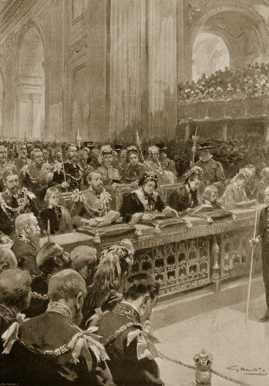 Thanksgiving Service for the Recovery of the Prince of Wales, som hölls i St. Paul