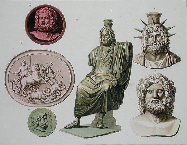 Representationer av Zeus, Jupiter eller Jove, plåt 51 från 