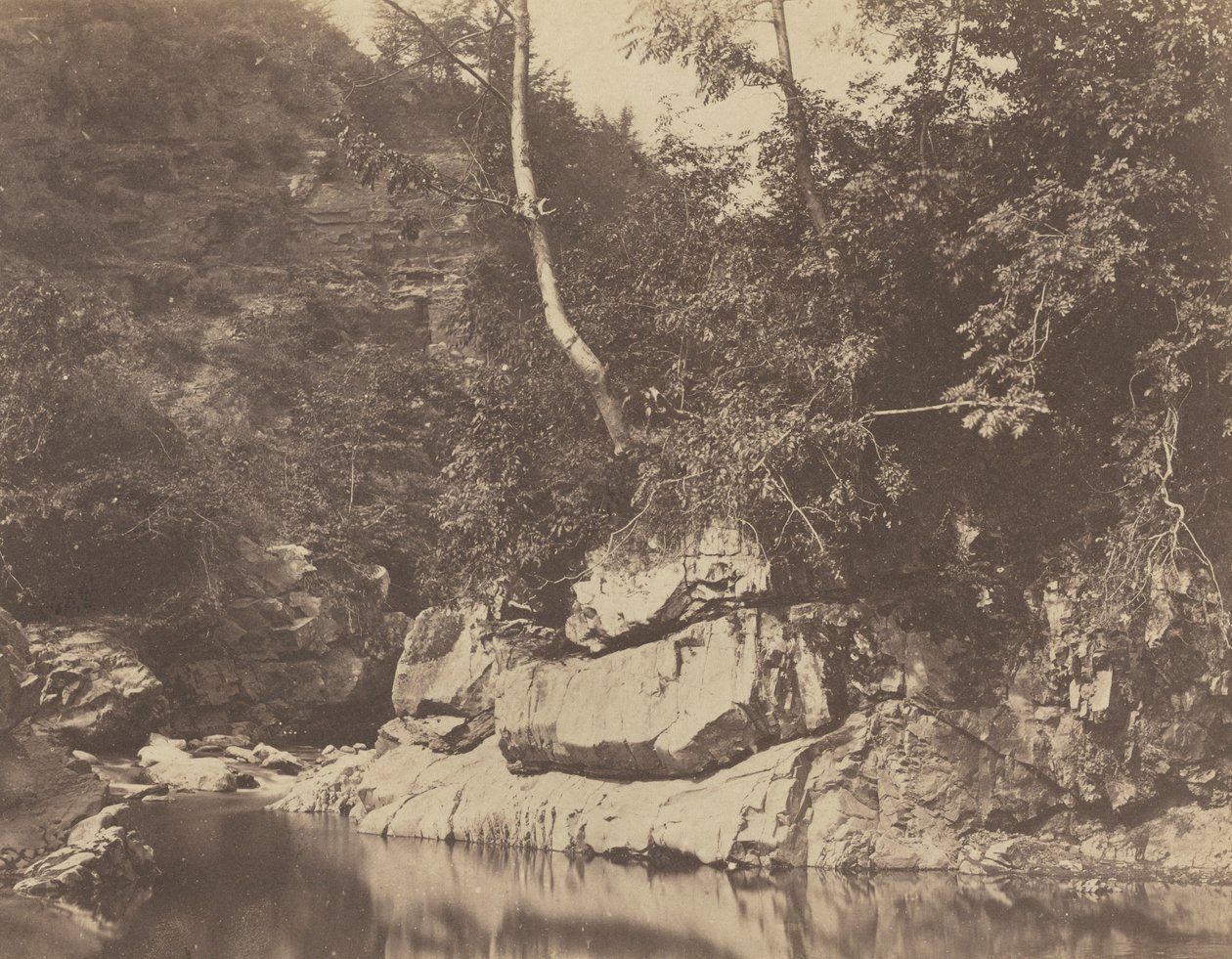 River Scene, ca. 1855. av G. B. Gething