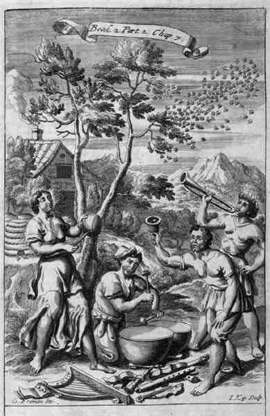 Musikalisk scen, illustration från Bok 2 Del 2 Kapitel 7 av 