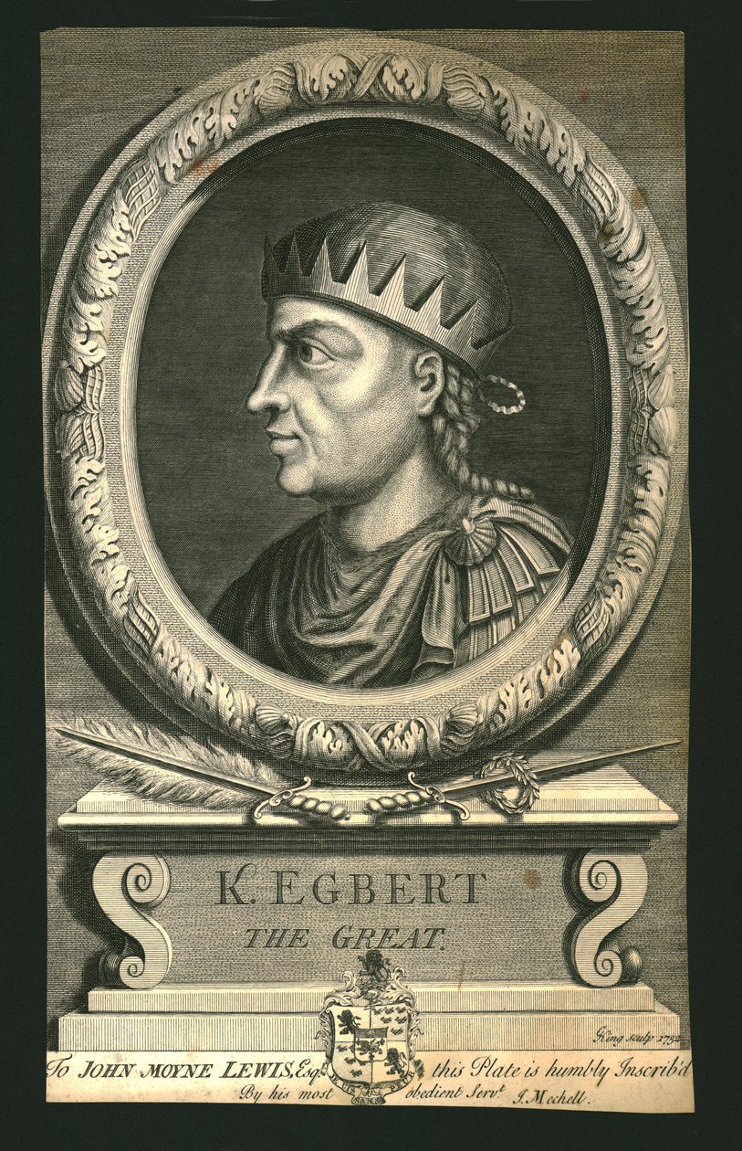 Kung Egbert den store, 1732 av G King