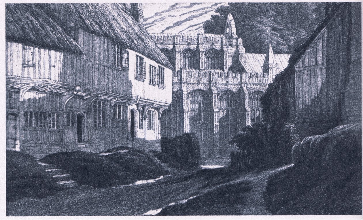 Ett minne av Clavering Essex (färg litho) av G. L. Grigg