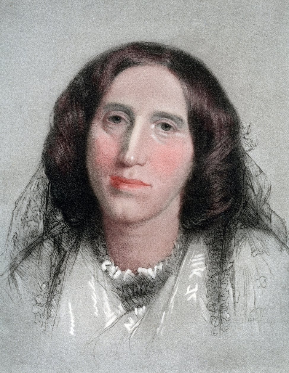 George Eliot, engelsk romanförfattare, 1800-talet av G Sidney Hunt